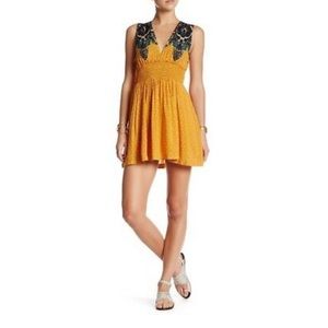 Free People Fit & Flare Dress Large